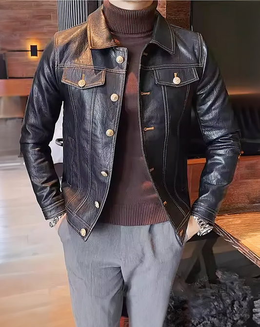 ♂Vintage Style Button Jacket