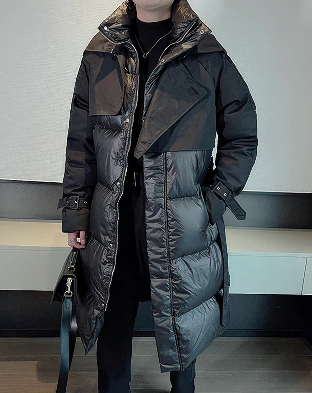 ♂Long Trench Puffer Coat