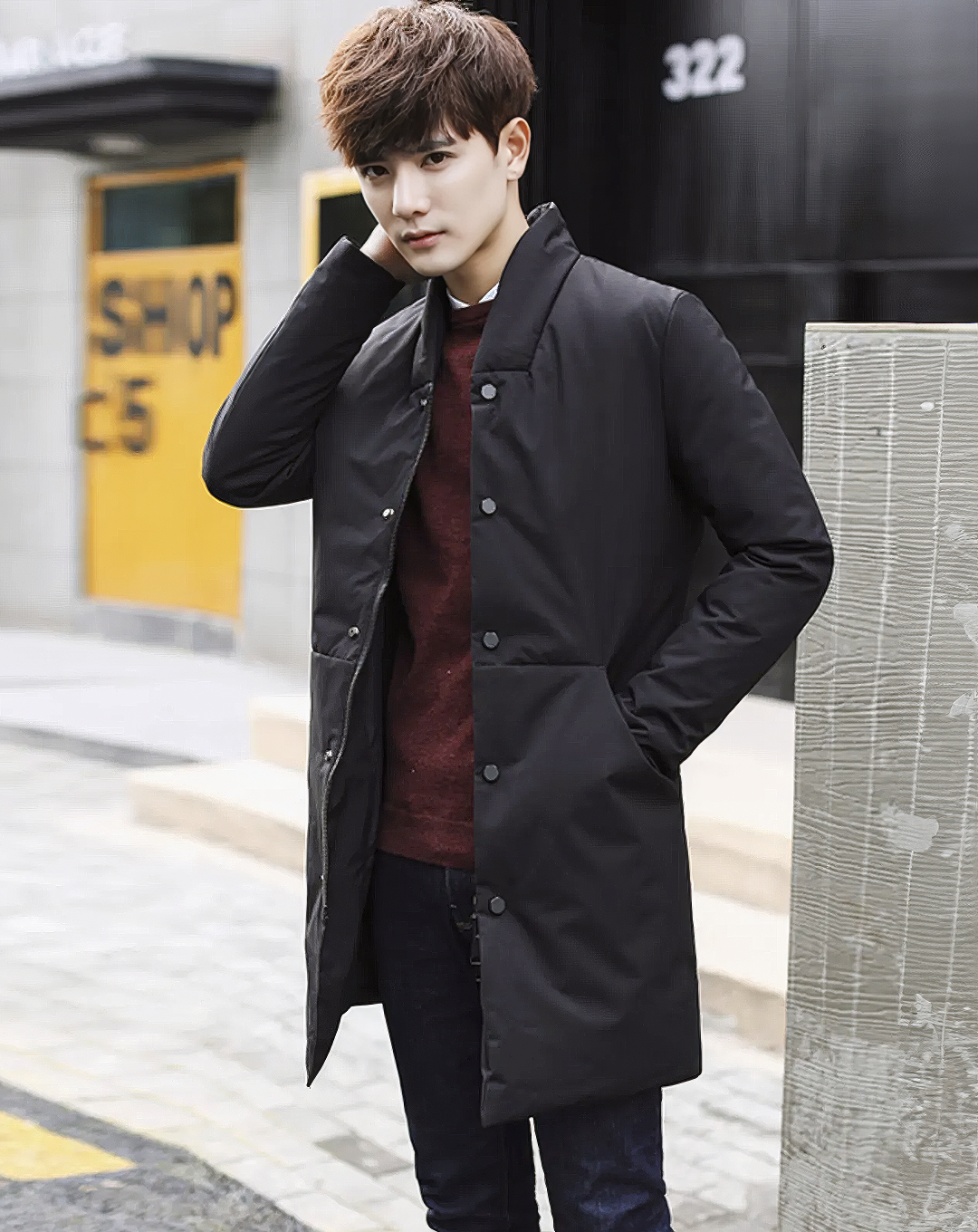 ♂Mid Length Down Coat