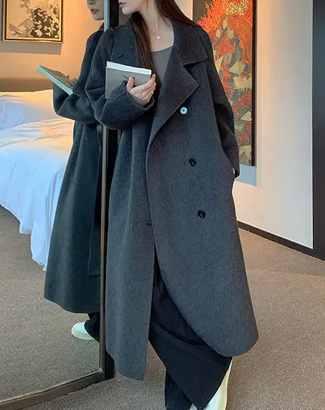 ♀Oversize Wool Coat