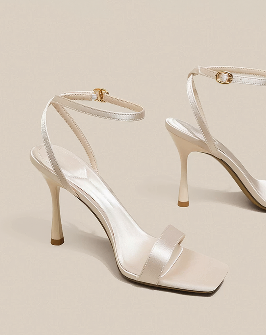 ♀Pristine Square Toe Sandals