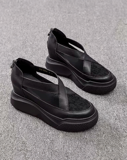 ♀Cross Strap Wedge Sandal