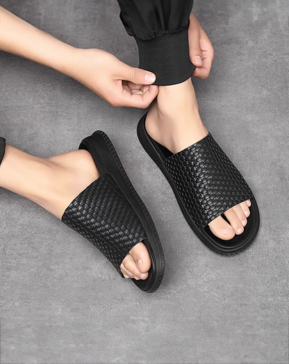 ♂Leather Chic Sandals