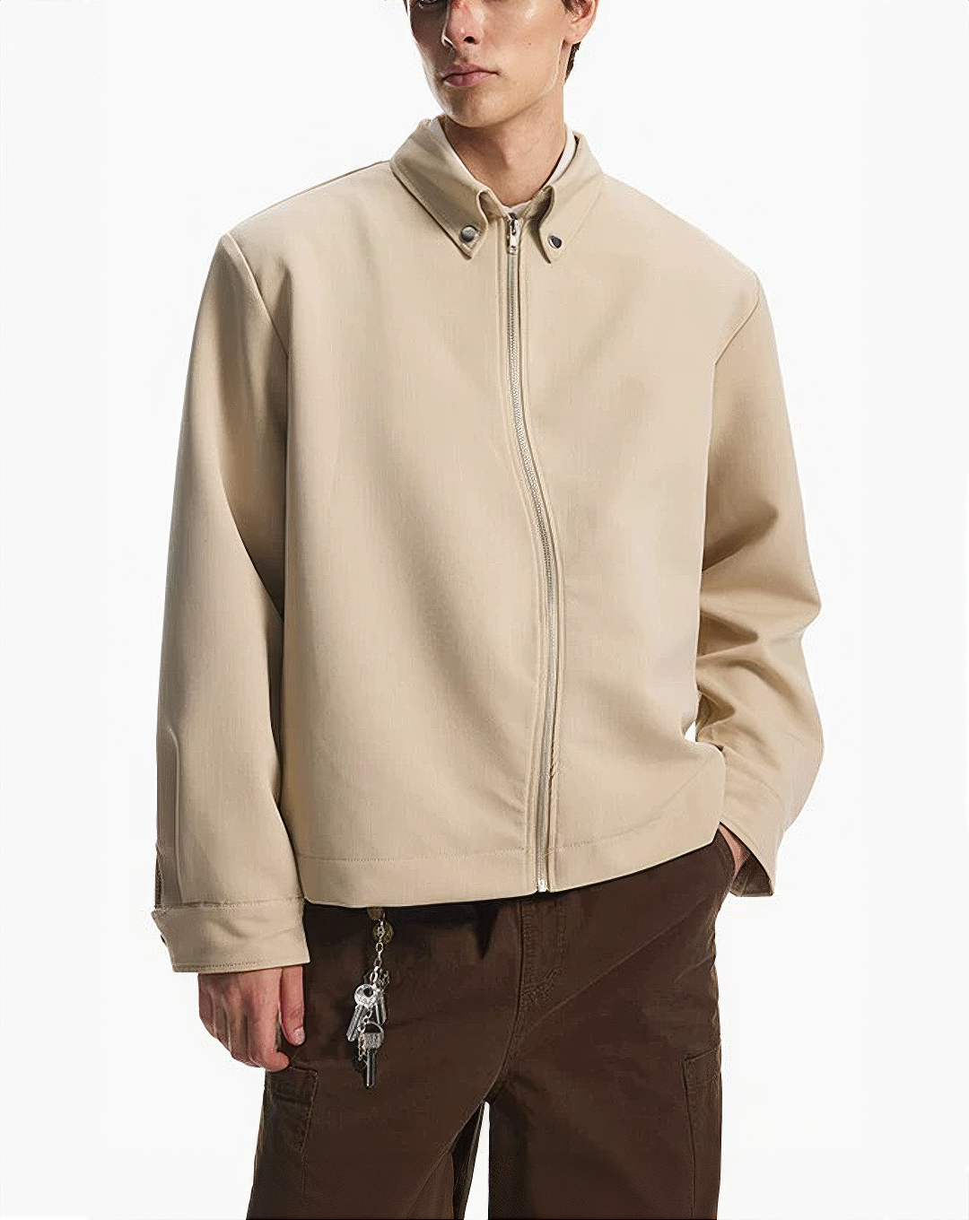 ♂♀Zip Minimal Outerwear