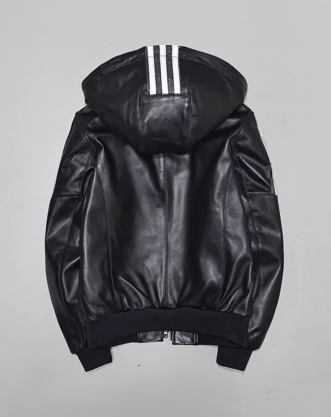 ♂本革／Sheepskin Triple Stripe Hoodie