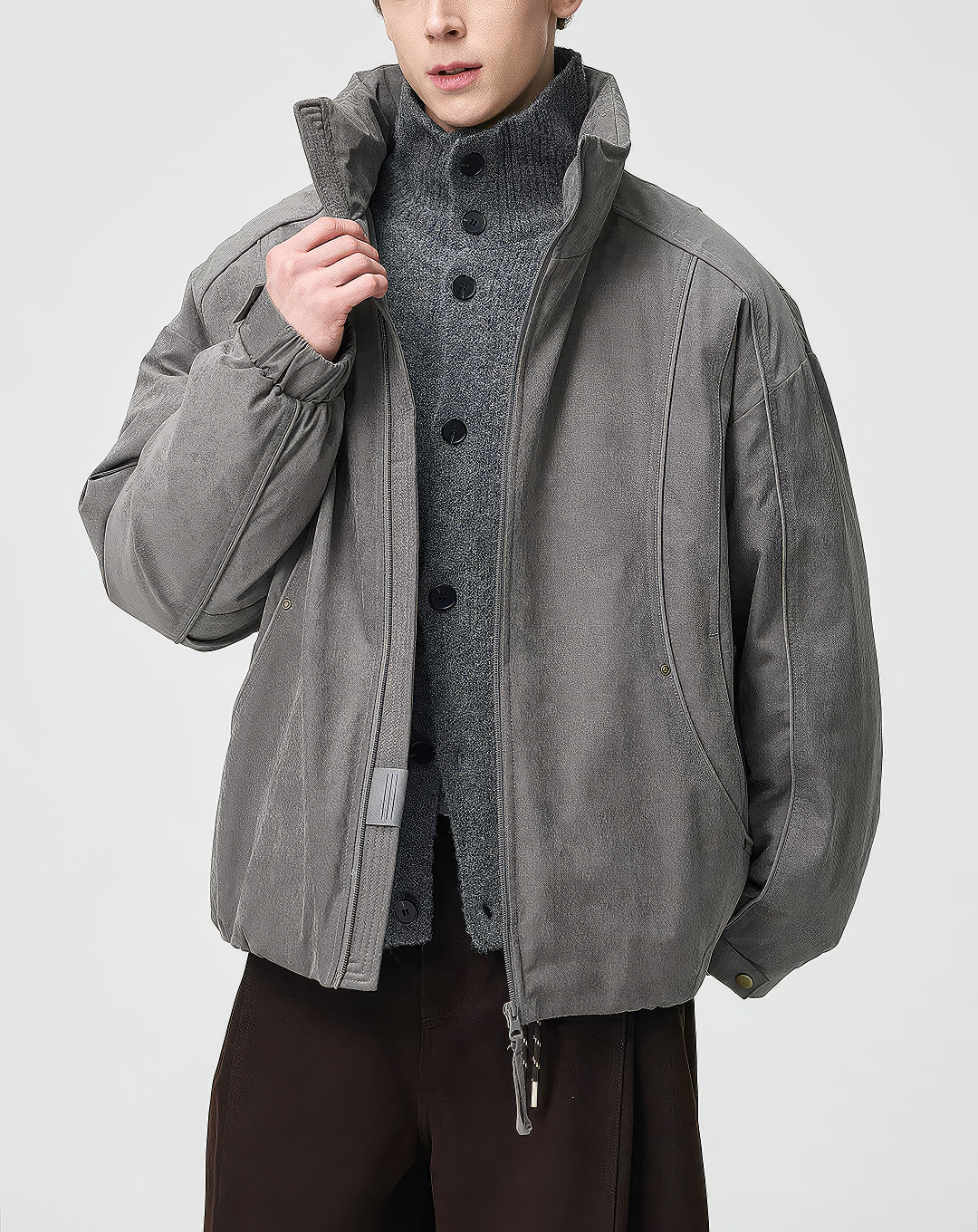 ♂High Neck Puffer Blouson