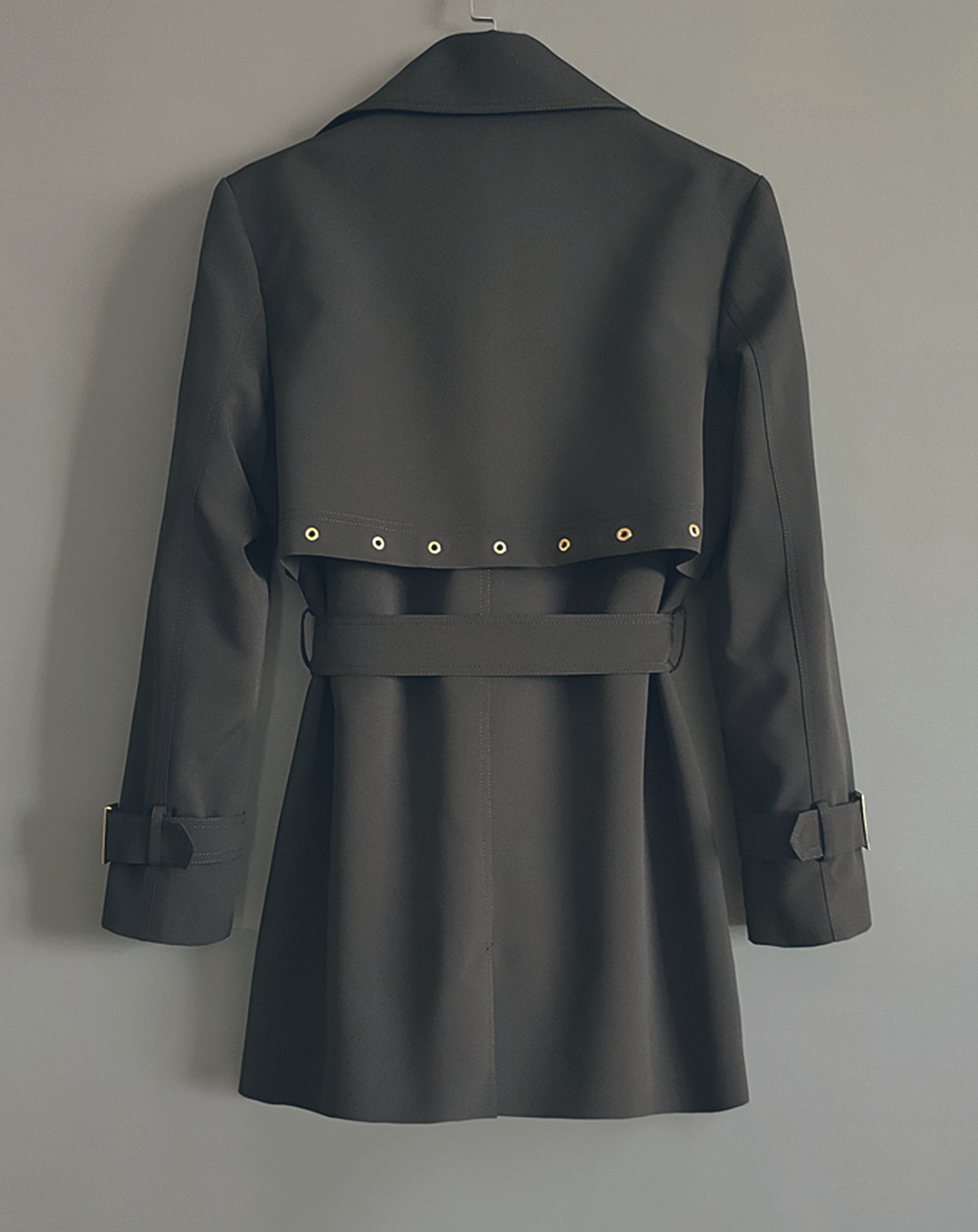 ♂Eyelet Design Trench Coat