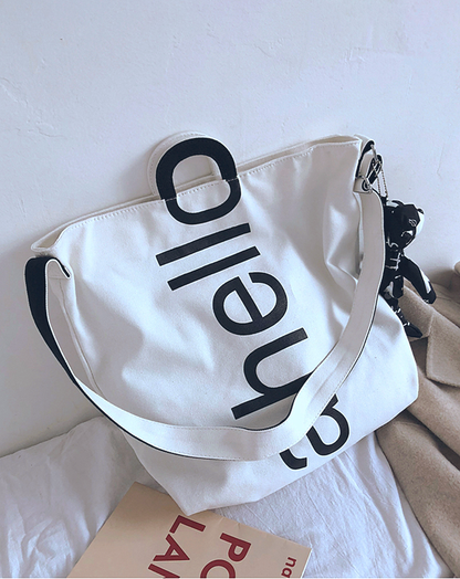 Big Logo Design Shoulder Bag