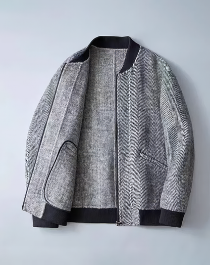 ♂Herringbone Zip Jacket