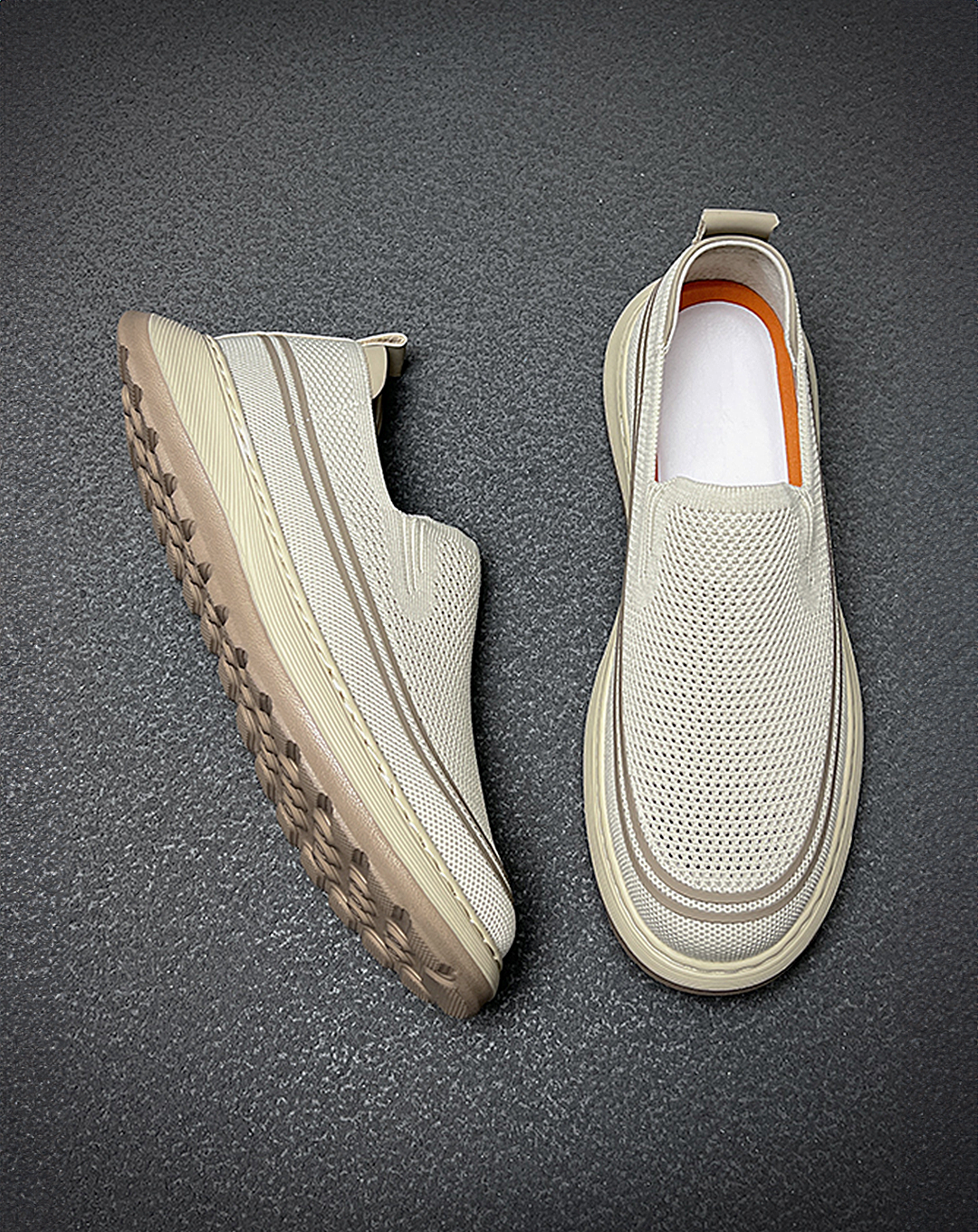 ♂♀Mesh flat Slip-ons