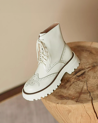 ♀本革／Classic Brogue Boots