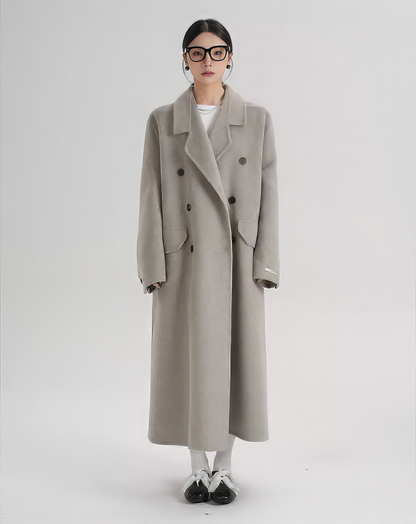 ♀Double Breasted Shaggy Coat