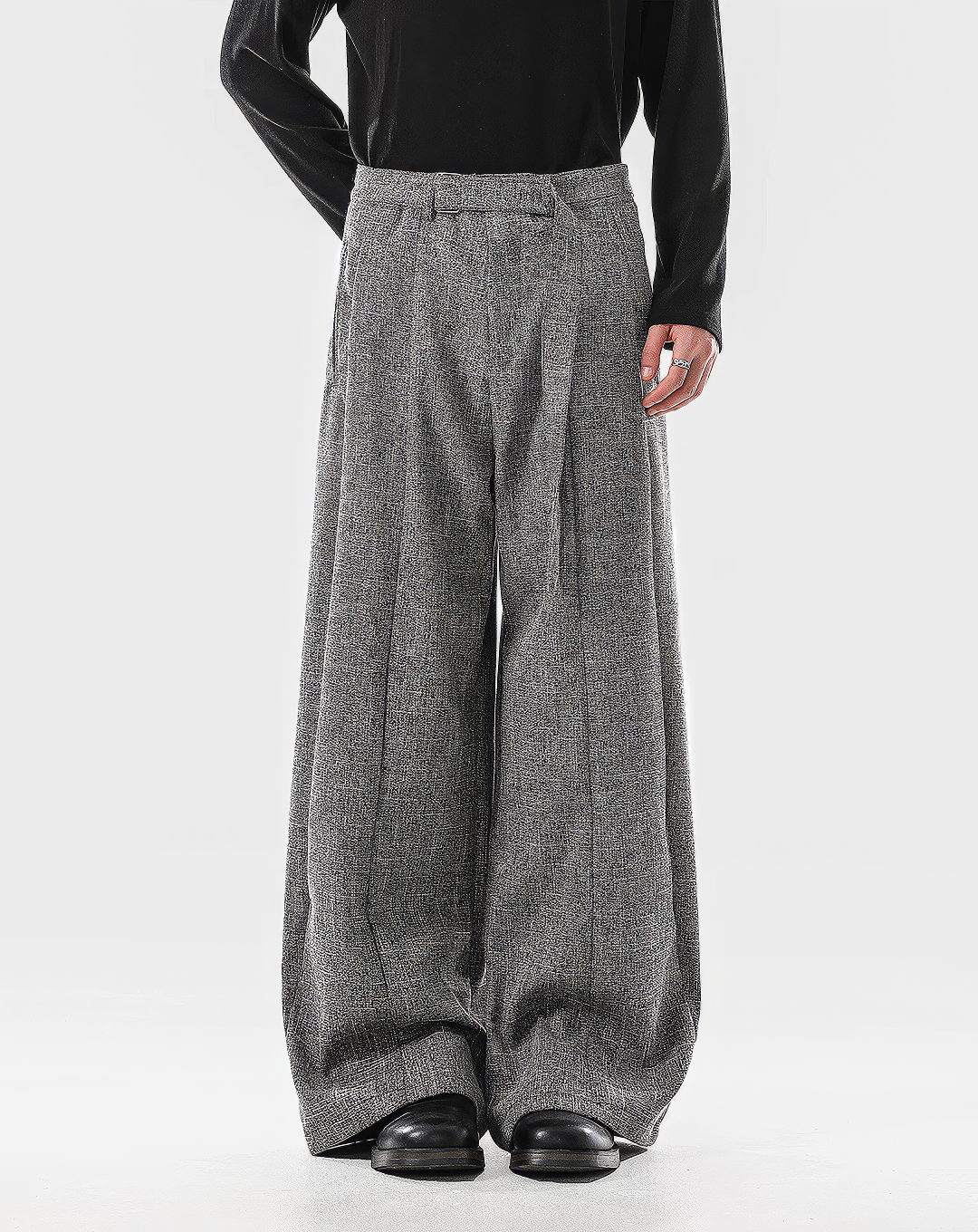 ♂Fluid Wide Straight Pants