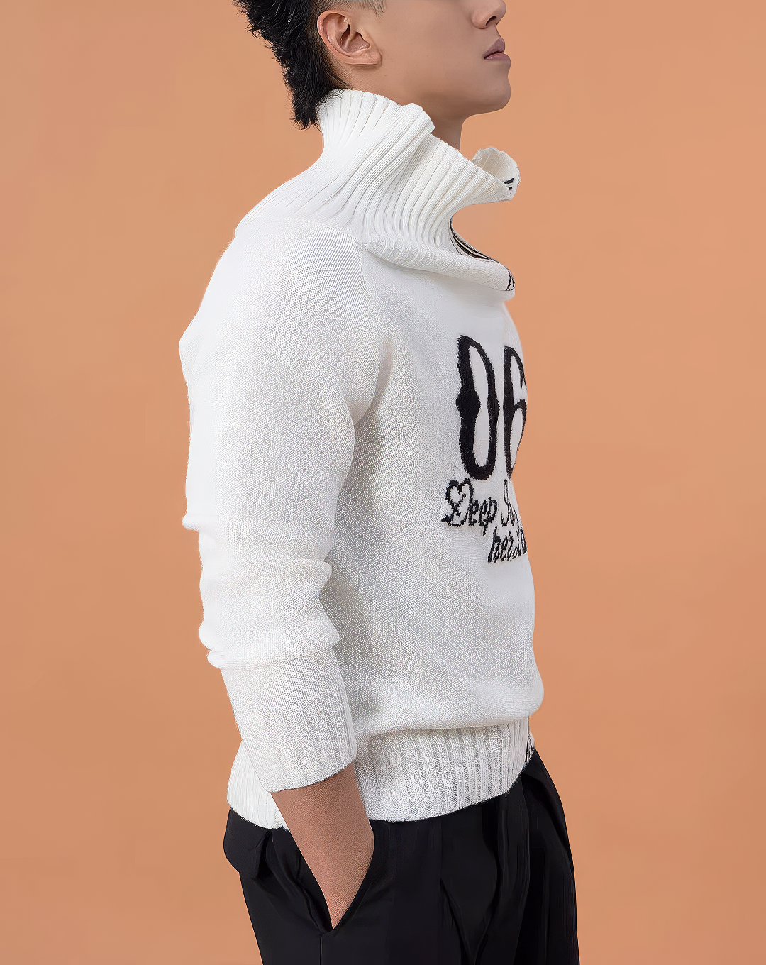 ♂Multi-Way Knit Sweater