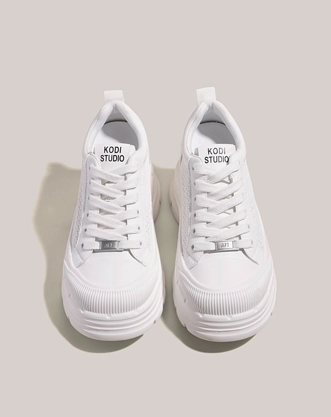 ♀Mesh Platform Sneakers