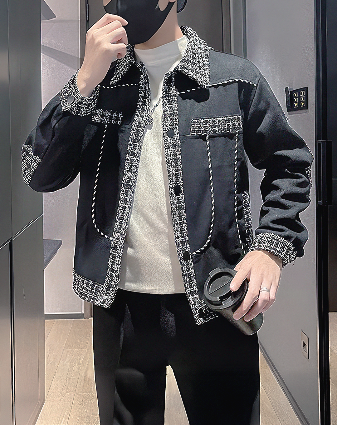 ♂Tweed Trim Jacket