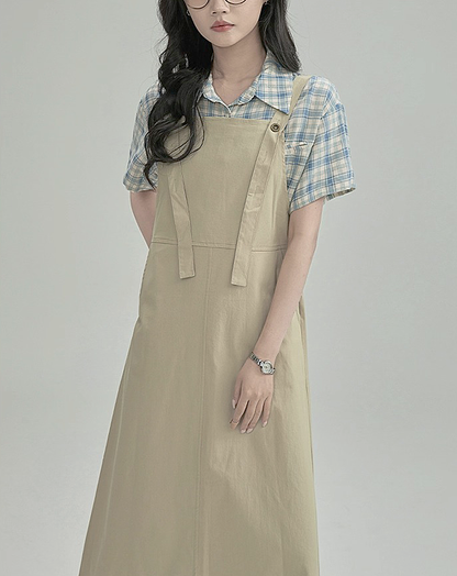 ♀Straight Cut Jumper Dress