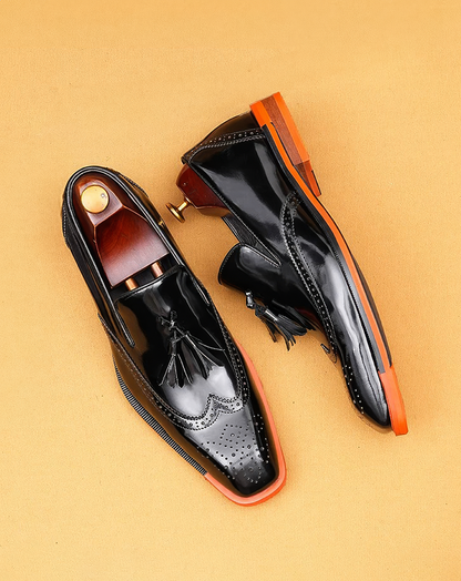♂本革／Tassel Wingtip Leather Shoes