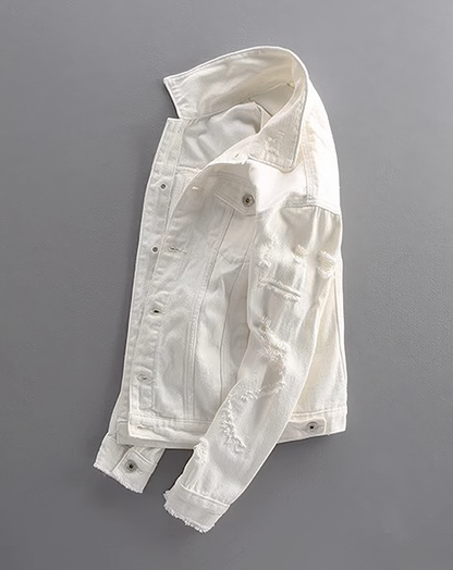 ♂Distressed Denim Jacket