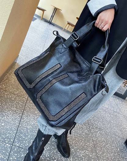 ♀本革／Sparkle Pocket Tote