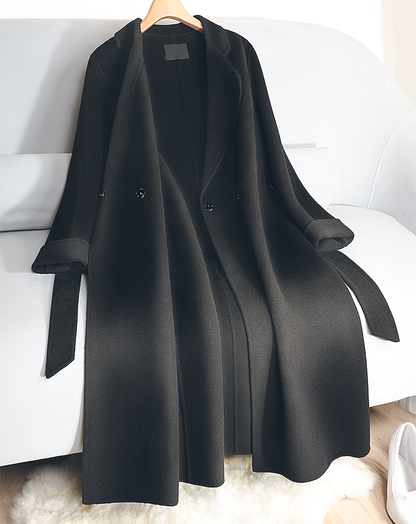 ♀Cashmere Blend Long Coat
