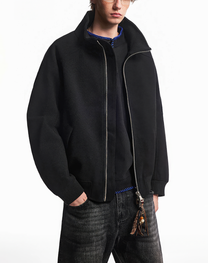♂♀ Zip Melton-like Jacket