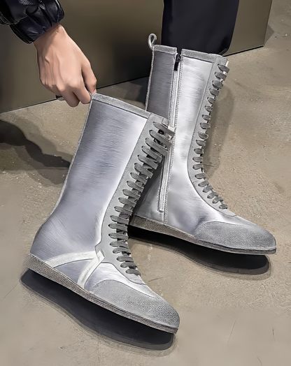 ♂♀Secret Sole Lace-up Boots