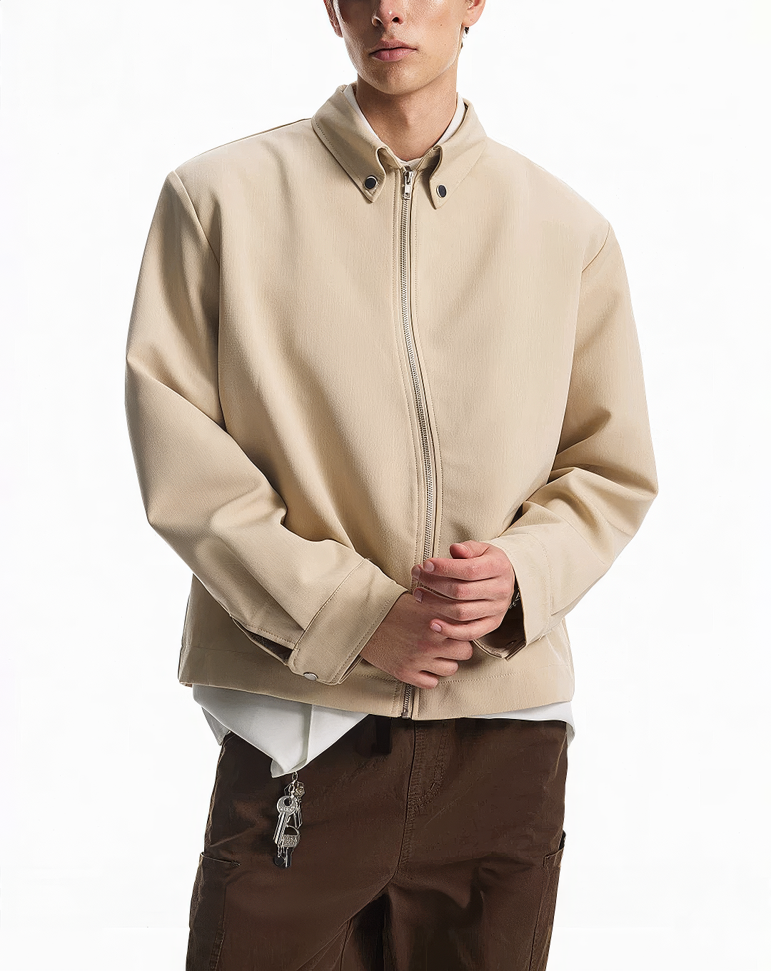 ♂♀Zip Minimal Outerwear