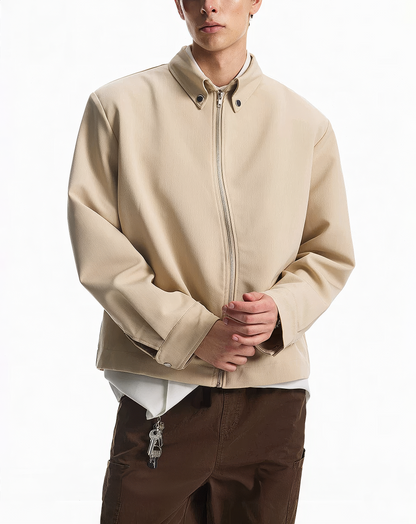 ♂♀Zip Minimal Outerwear