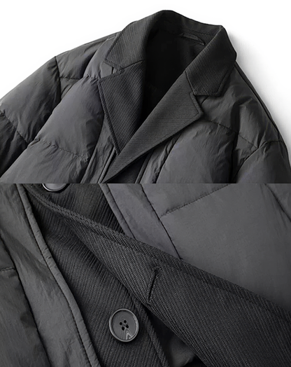 ♂Hybrid Lapel Puffer Jacket
