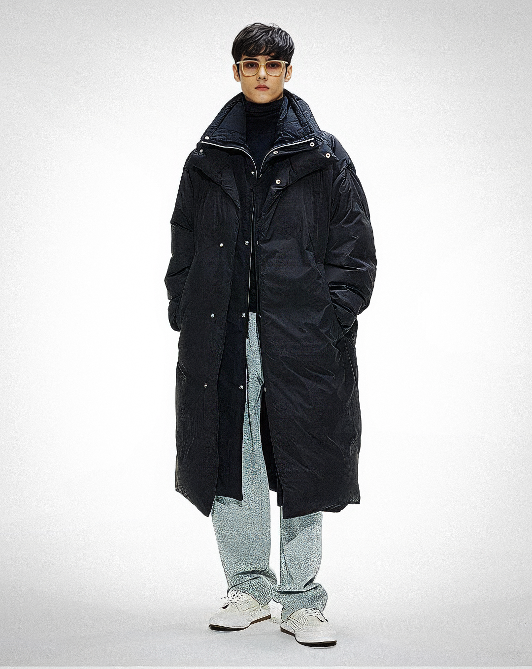 ♂Oversize Stand Collar Coat