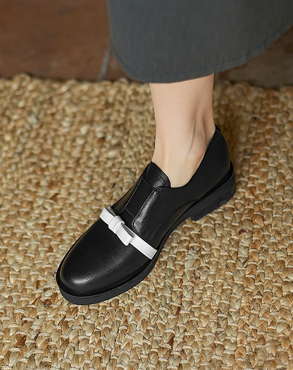 ♀Ribbon Accent Loafers