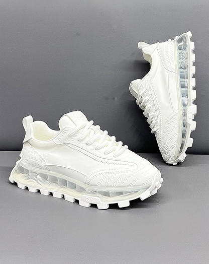 ♀Grid Sole Sneakers