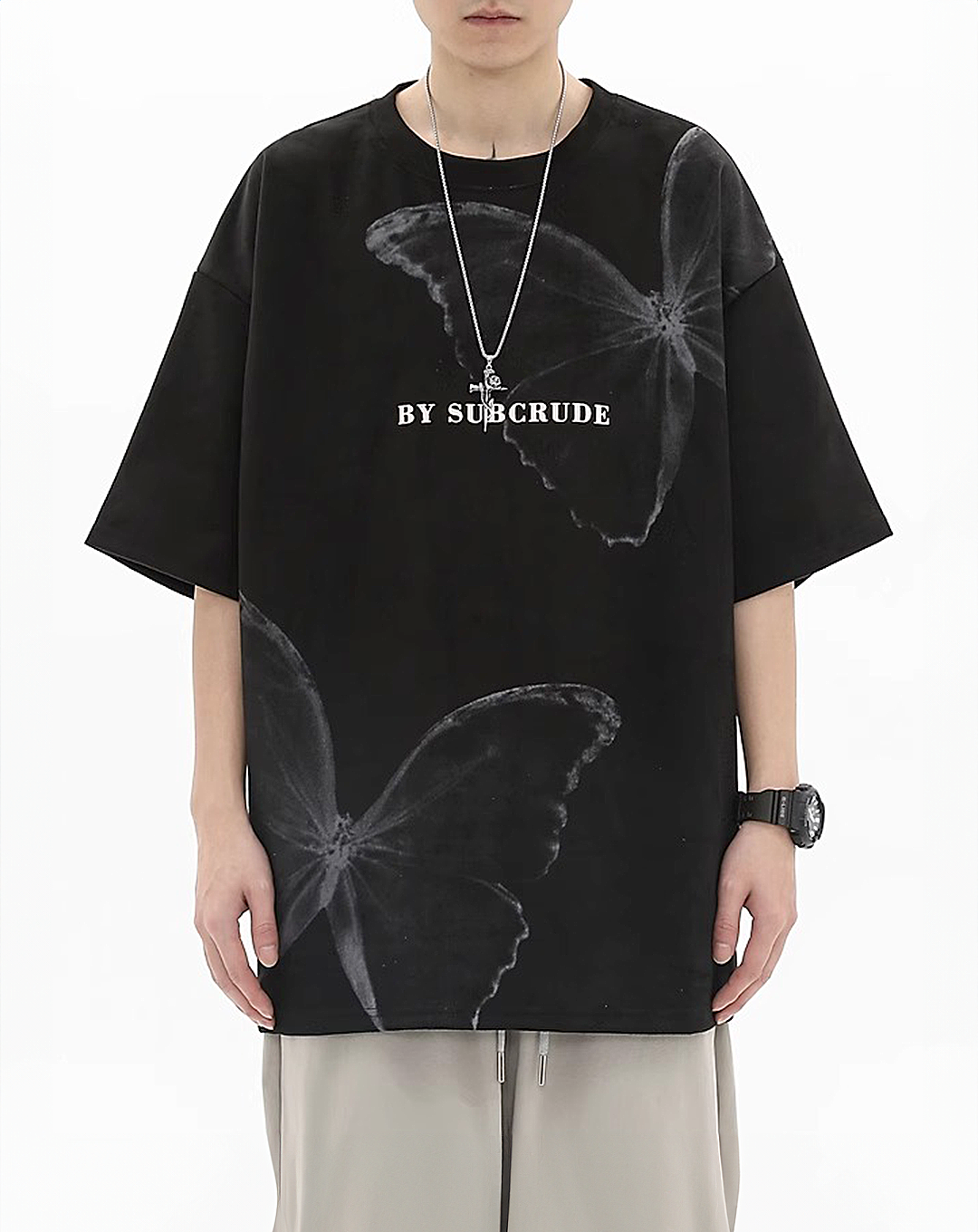 ♂Butterfly Print T-shirt