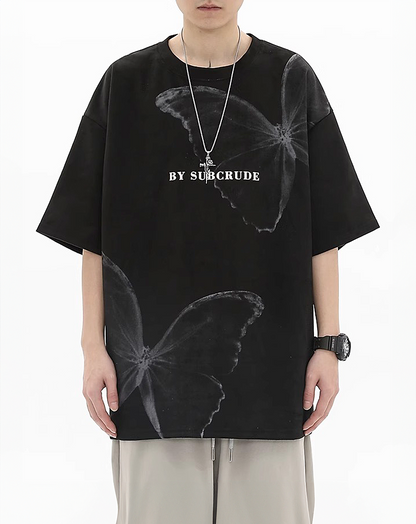 ♂Butterfly Print T-shirt