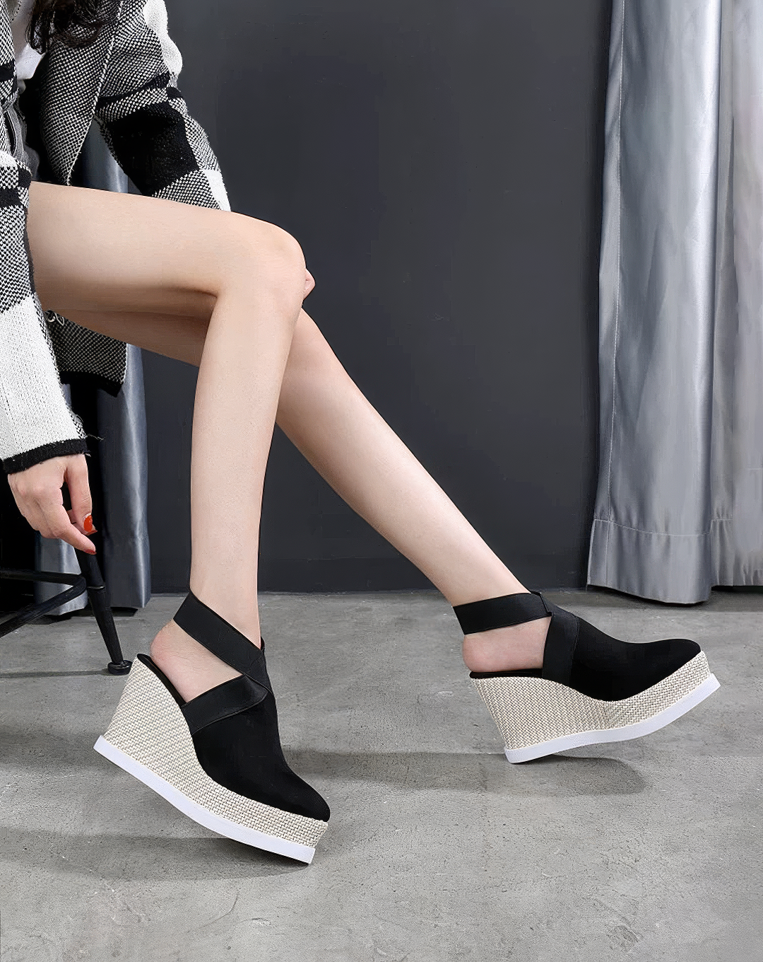 ♀Ankle Strap Platform Sandals