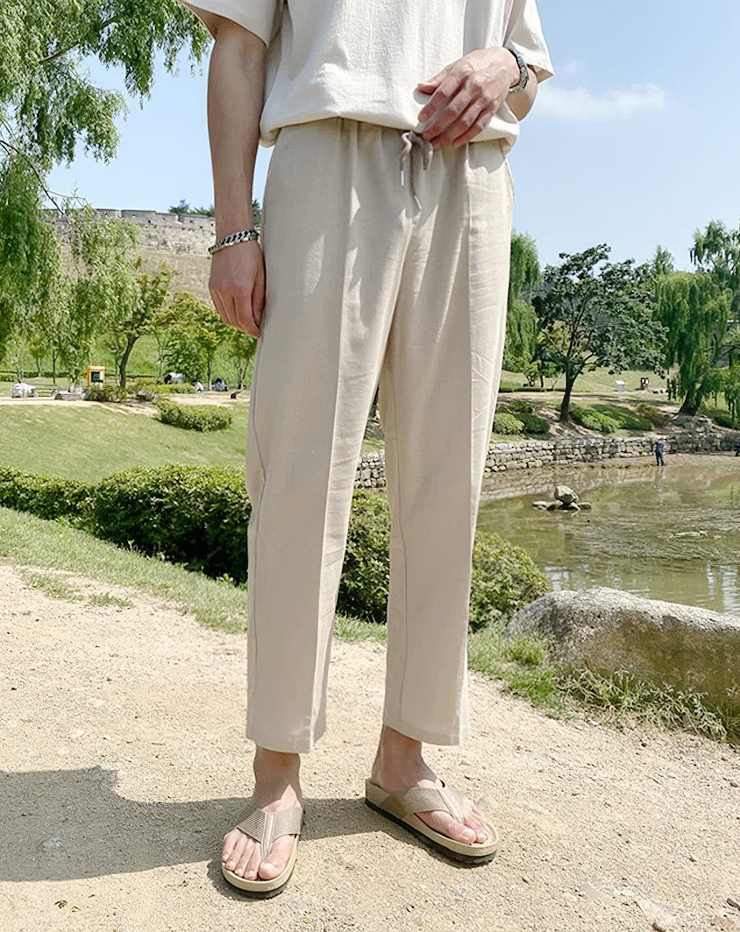 ♂Easy Summer Ankle Pants