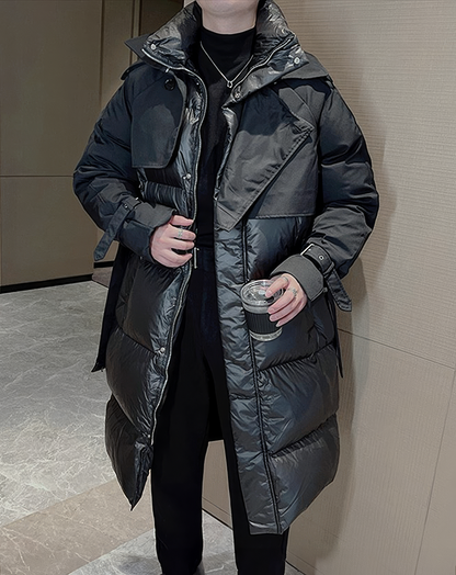 ♂Long Trench Puffer Coat