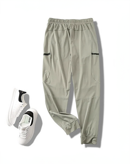 ♂Curved Line Drawstring Pants