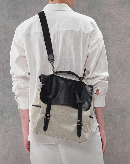 Contrast Flap Utility Bag