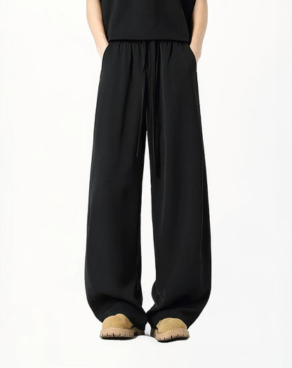 ♂Drawstring Wide Leg Pants