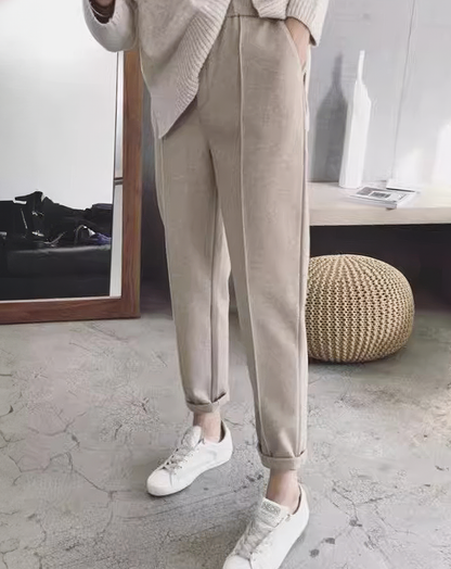 ♀Elegant Tapered Pants