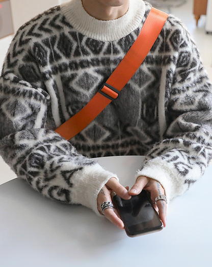 ♂Geometric Pattern Sweater