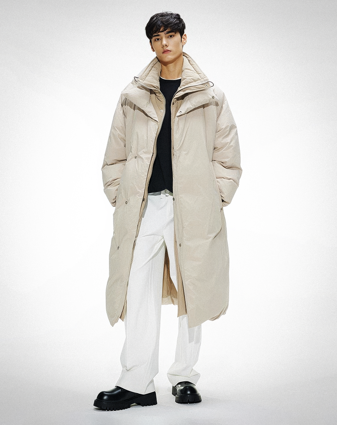 ♂Oversize Stand Collar Coat