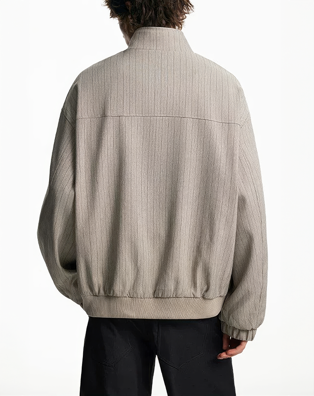 ♂♀Pinstripe Flap Pocket Jacket