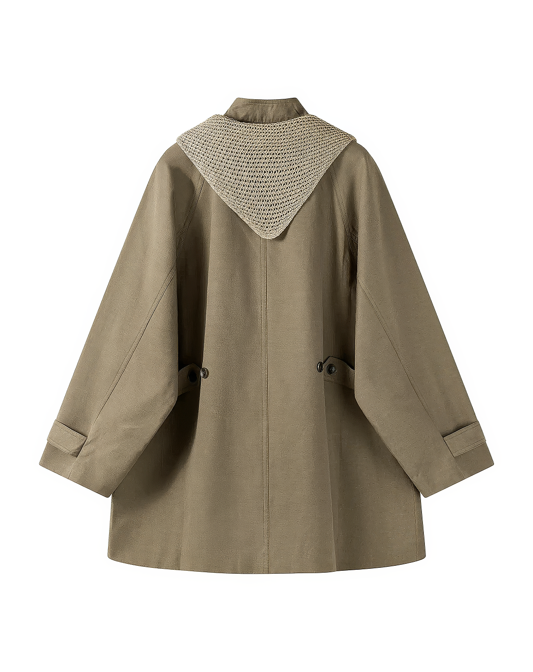 ♀Knit Cape Short Coat