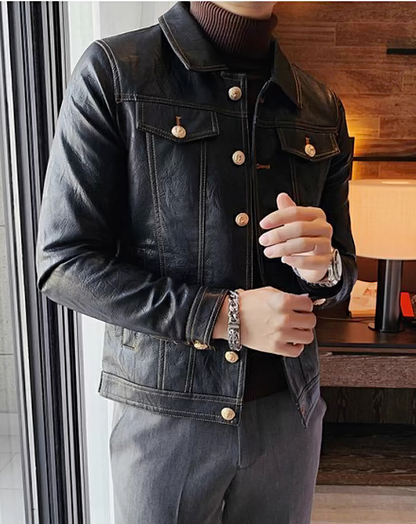 ♂Vintage Style Button Jacket