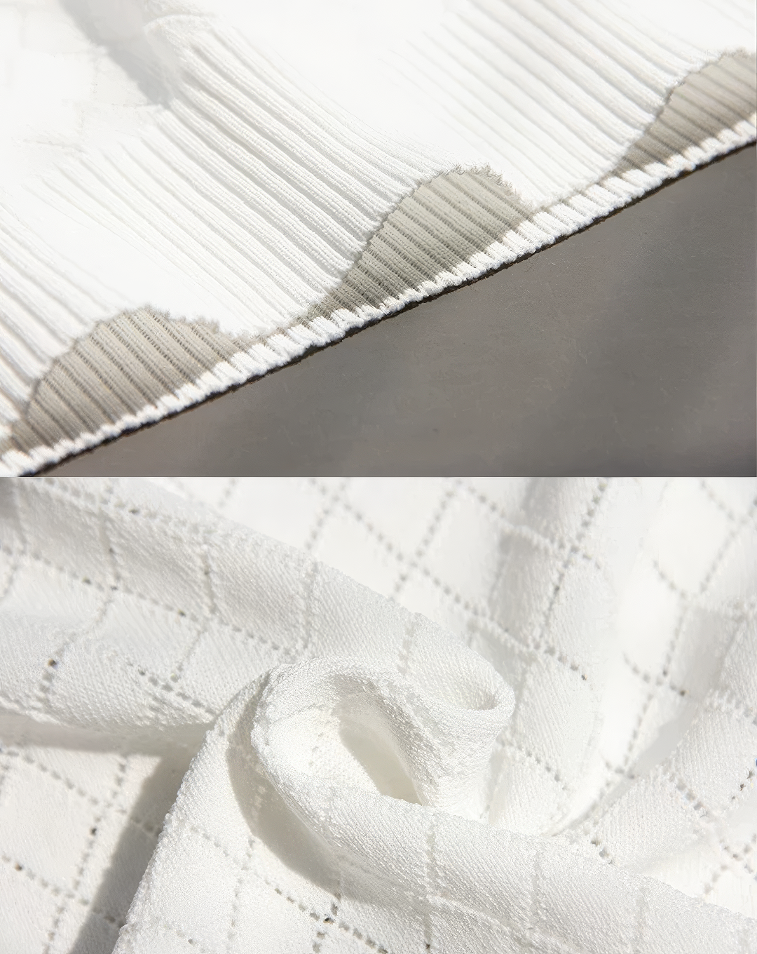 ♂Diamond Mesh Knit Shirt