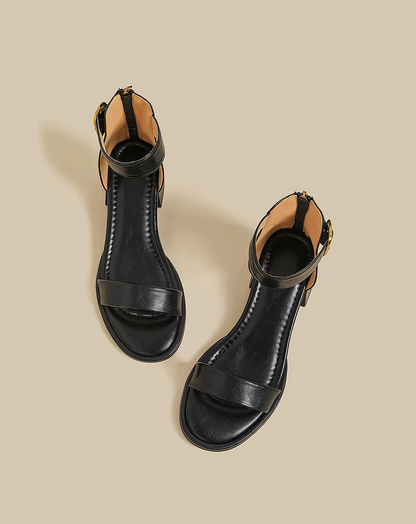 ♀Chunky Heel Strap Sandals
