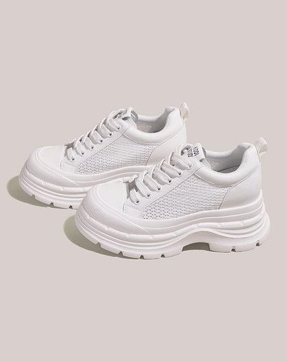 ♀Mesh Platform Sneakers